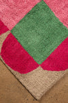 Folly Check & Scallop Recycled Cotton Rug