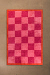 Pixie Check & Scallop Recycled Cotton Rug