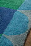 Eleanor Check & Scallop Recycled Cotton Rug