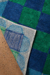 Eleanor Check & Scallop Recycled Cotton Rug