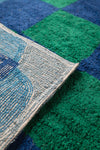 Eleanor Check & Scallop Recycled Cotton Rug