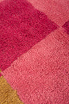 Ex Sample/Seconds Pink & Red Check with Arch Border Tufted Medium Rug