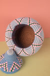Ex Sample/Seconds Blue & Pink Fabric Pot