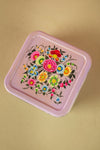 Ex Sample/Seconds Purple Kashmiri Square Storage Tin