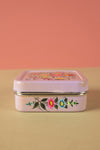 Ex Sample/Seconds Purple Kashmiri Square Storage Tin
