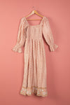 Ex Sample/Seconds Pink Long Sleeve 100% Cotton Dress - Medium