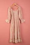 Ex Sample/Seconds Pink Long Sleeve 100% Cotton Dress - Medium
