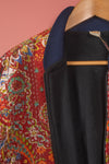 Ex Sample/Seconds Red Kantha Jacket 100% Cotton - Small/Medium