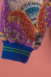 Ex Sample/Seconds Purple Kantha Jacket 100% Cotton - Medium/Large