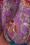 Ex Sample/Seconds Purple Kantha Jacket 100% Cotton - Medium/Large