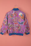 Ex Sample/Seconds Purple Kantha Jacket 100% Cotton - Medium/Large