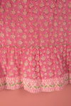 Ex Sample/Seconds Pink 100% Cotton Long Skirt - Small