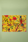 Ex Sample/Seconds Lime Bird Of Paradise Velvet Cushion Cover