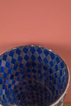 Ex Sample/Seconds Blue Mosaic Glass Vase