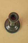 Ex Sample/Seconds Moulded Metal Ceramic Candleholder Racing Green