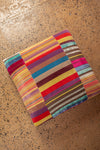 Ex Sample/Seconds Striped Velvet Footstool
