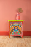 Ex Sample/Seconds Sisika Hand Painted Bedside Cabinet