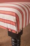 Ex Sample/Seconds Orange & Red Stripe Bench