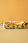 Ex Sample/Seconds Papier Mache Tray - Yellow & Green