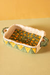 Ex Sample/Seconds Papier Mache Tray - Yellow & Green