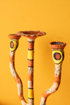 Ex Sample/Seconds Papier Mache Candlestick - 01