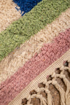 Ex Sample/Seconds Lizzie Pink & Red Chequered Recycled Cotton Large Rug - 02
