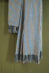 Blue Stripe 100% Recycled Cotton Throw