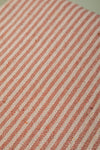 Red Stripe 100% Recycled Cotton Throw