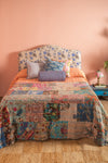 Lola Patchwork Kantha Bed Throw