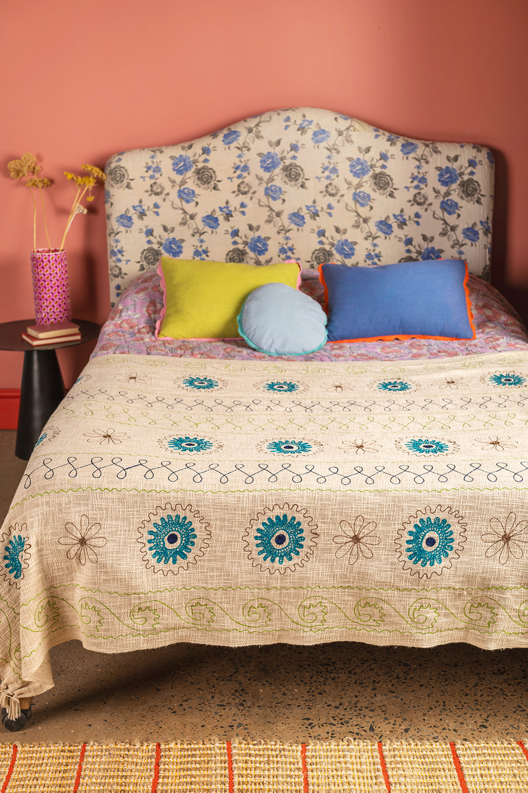 Enola Embroidered Throw