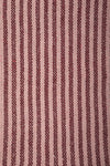 Plum & Dusty Rose 100% Recycled Cotton Striped Throw