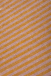 Pale Pink & Mustard 100% Recycled Cotton Striped Throw