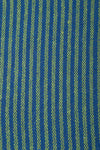 Green & Blue 100% Recycled Cotton Striped Throw