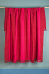 Red & Pink Recycled Cotton Wide Stripe Throw