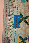 Suzani Embroidered Vintage Kantha Throw - 06