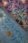 Suzani Embroidered Vintage Kantha Throw - 08
