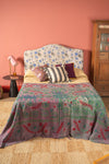 Suzani Embroidered Vintage Kantha Throw - 10