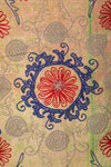 Suzani Embroidered Vintage Kantha Throw - 11