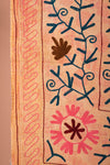 Suzani Embroidered Vintage Kantha Throw - 12