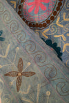 Suzani Embroidered Vintage Kantha Throw - 18