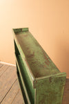 Vintage Green Wooden Shelves <p>W:107.5cm D:23.5cm H:93cm </p>