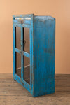 Vintage Blue Glazed Cabinet <p>W:71cm D:33cm H:104cm </p>