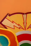 Winged Wheel Metal Fairground Panel - 03