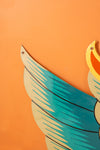 Winged Wheel Metal Fairground Panel - 03