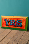 3D Effect 'Yes' Fairground Sign