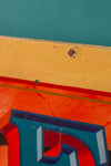3D Effect 'Yes' Fairground Sign