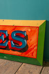 3D Effect 'Yes' Fairground Sign
