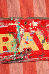 'Very Brave' Wooden Fairground Sign