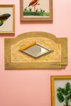 Green & Yellow Diamond Mirror Panel - 04