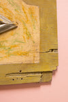 Green & Yellow Diamond Mirror Panel - 04